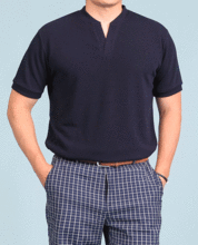 두번째청춘,주인[여름신상] 남자다움이 돋보이는 헨리넥 티셔츠 니트 (3색상)